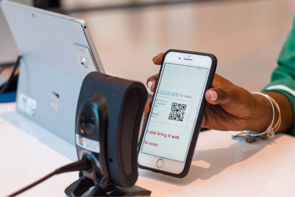 QR code registration